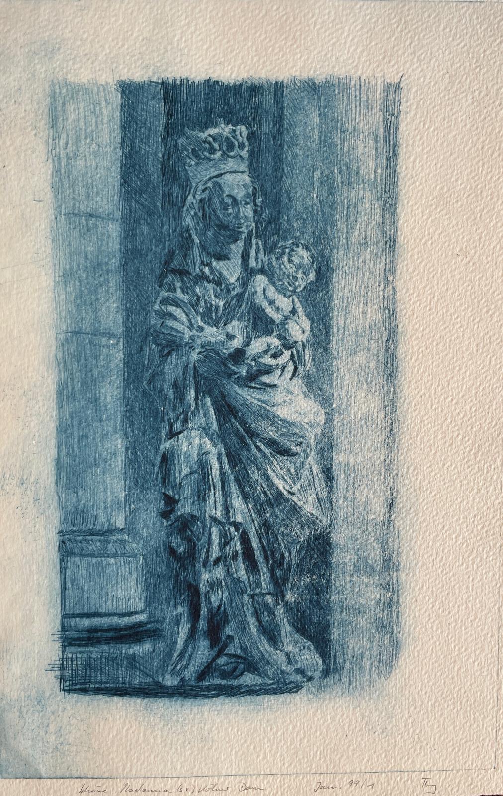 Drawing of the Madonna